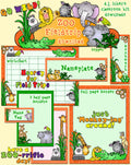 Zoo Field Trip Classroom Theme Borders & Printables