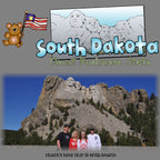 USA Clip Art Kid Doodles - 50 Nifty State Symbols Collection