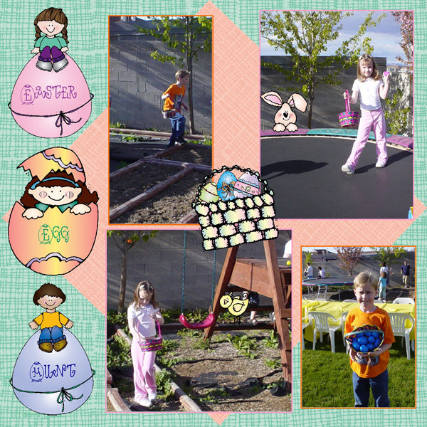 April Doodlers Clip Art for Spring & Easter Download