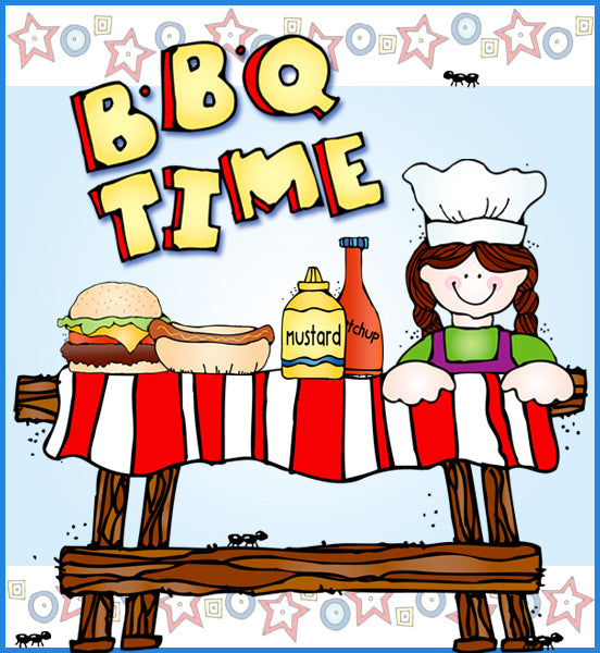 July Doodlers Summer Fun Clip Art