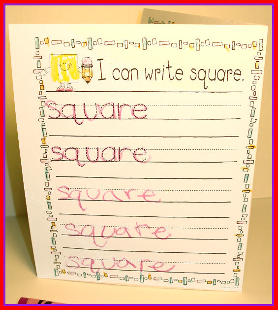 My Shape Books Learning Printables
