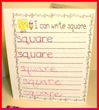 Mis Libros De Formas Learning Printables