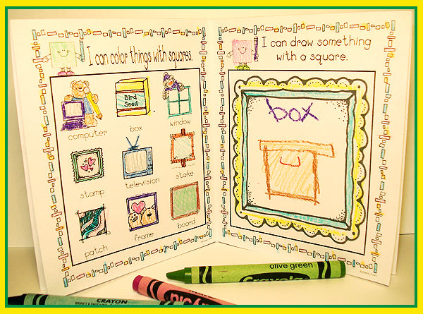 Mis Libros De Formas Learning Printables
