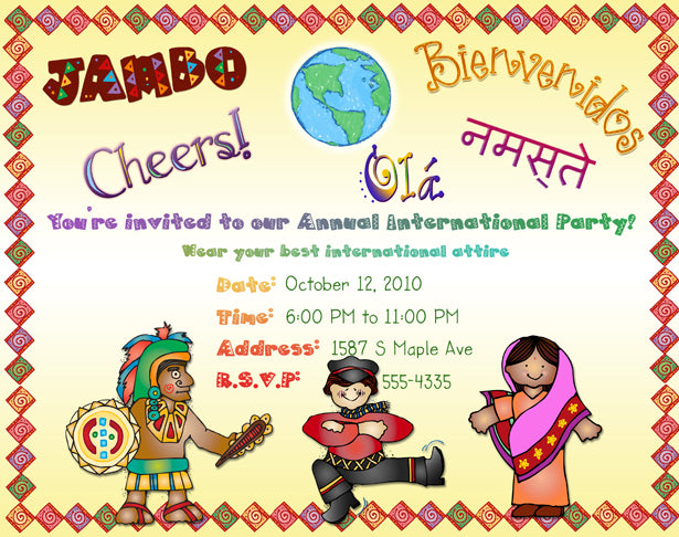 Wonderful World Clip Art Bundle: 26 Countries & Cultures