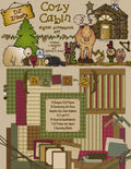 Cozy Cabin Clip Art & Digital Scrapbooking Download