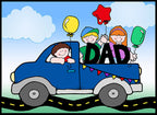 Father's Day Card, Border & Gift Tag Printables