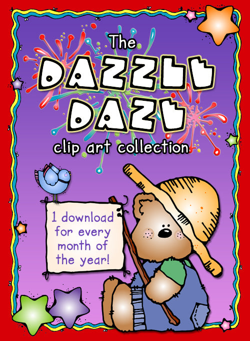 Dazzle Daze Clip Art Collection - 12 Month Bundle