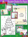 Fun December Activities and Coloring Page Download