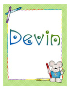 September Whimzee Clip Art, Borders and Printables