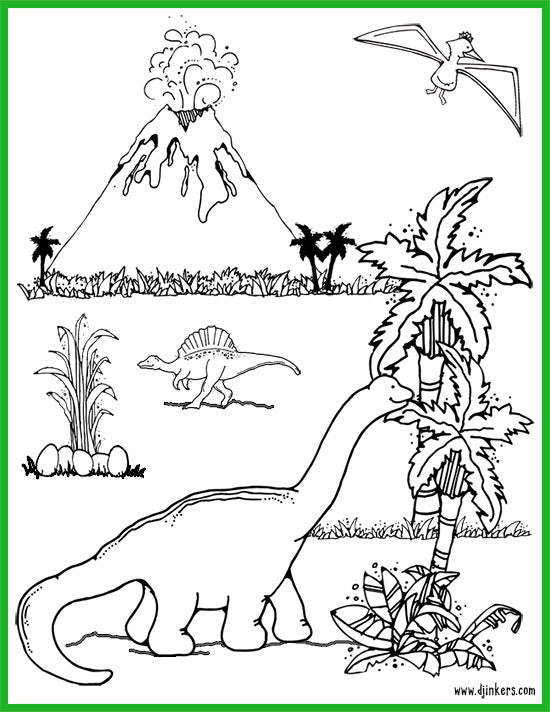 Dinos and Prehistoric Critters Clip Art Download