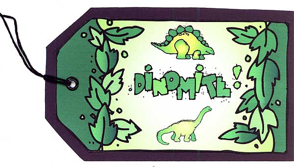 Dinomite dino tag by DJ Inkers