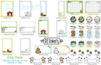 Dog Daze Classroom Theme Borders and Printables Download