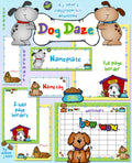 Dog Daze Classroom Theme Borders and Printables Download