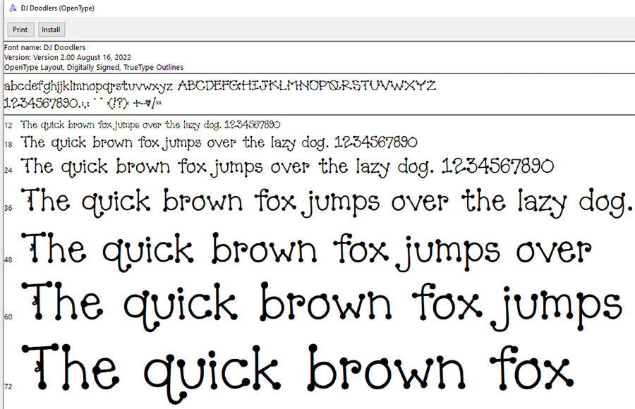 DJ Doodlers Font Download