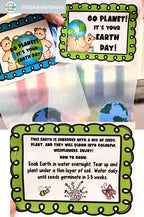Earth Day card and seeds gift idea for teachers with clip art by DJ Inkers