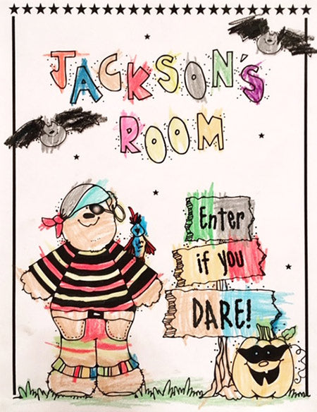 Enter if you Dare - Printable Halloween Door Sign for Kids