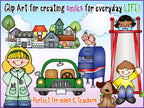 Clip art for everyday life, home and community by DJ Inkers