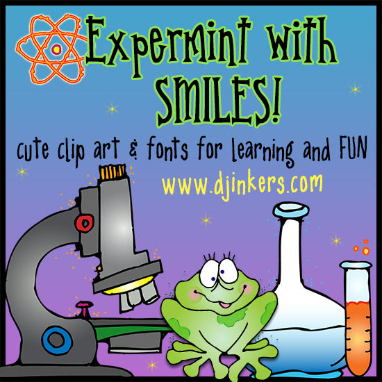 Science and Math Clip Art Collection - 11 Set Bundle