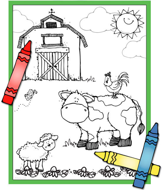 Barnyard Buddies - Farm Animals Clip Art Download