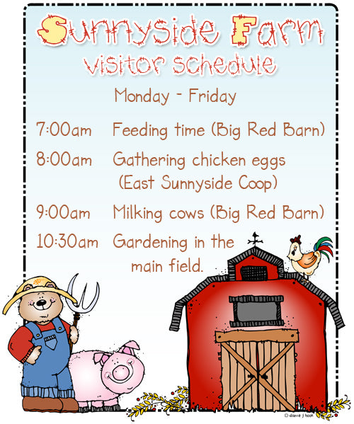 Barnyard Buddies - Farm Animals Clip Art Download