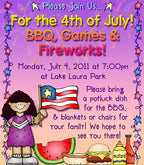 July Doodlers Summer Fun Clip Art