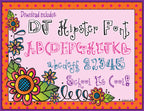 Cool School Clip Art Snippets + Font, Borders & Backgrounds
