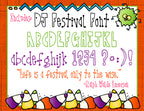 Fall Festival Clip Art Snippets, Font and Printables Kit