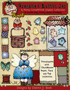 Chris-Moose Holiday Clip Art Collection -10 Download Bundle
