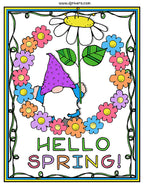 Spring Gnomes Clip Art Download