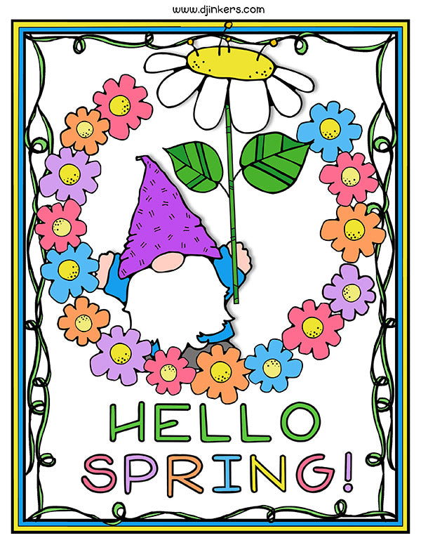 Spring Gnomes Clip Art Download
