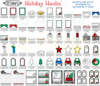 Holiday Haulin' Clip Art Trucks, Borders & Printable fun by DJ Inkers