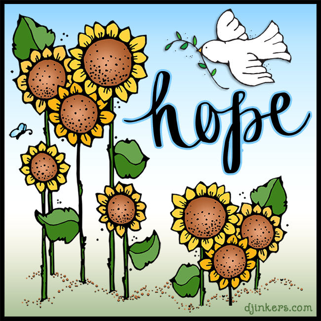Sunflowers Clip Art - Single Smiles Image Download