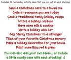 Christmas Countdown - Stocking Advent Calendar and Activities