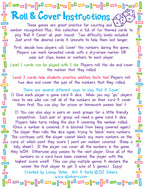 Roll and Cover Activity Kit - Seasons & Holidays Dice Game