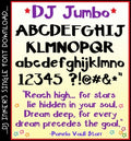 DJ Jumbo Font Download
