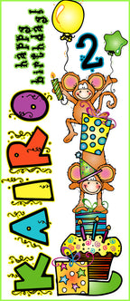 Monkey Birthday Party Clip Art Download