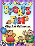 Sports, adventure outdoor fun clip art for kids by DJ Inkers