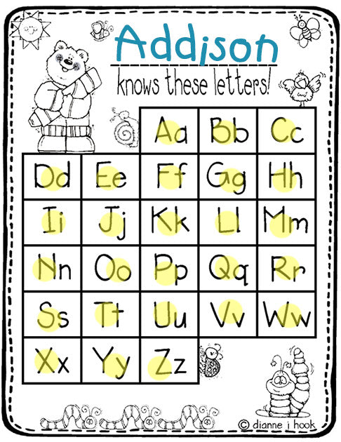 My Letter Books - Alphabet Learning Mini Workbooks
