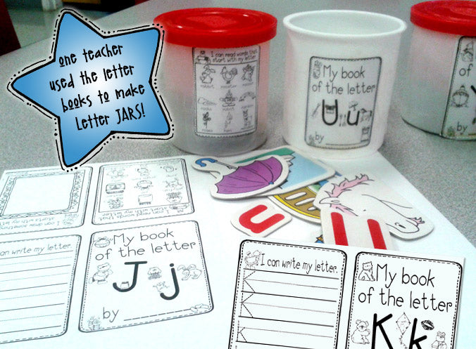 My Letter Books - Alphabet Learning Mini Workbooks