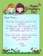 Letter to Mom for Mother's Day by DJ Inkers