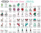 Fala Lala Llama Holiday Clip Art Download