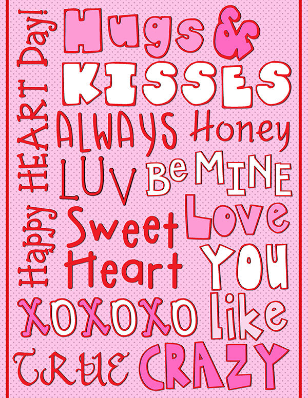 Love words Valentine by DJ Inkers