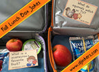 Lunch box joke cards for kids by DJ Inkers
