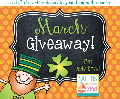 March Whimzee Spring Fairy Clip Art, Borders & Backgrounds
