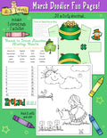 Fun March Activities and Coloring Page Download