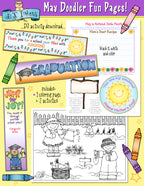 Doodler Fun Pages - Printable Coloring Pages & Monthly Activities