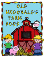 Old McDonald's farm book made with clip art by DJ Inkers