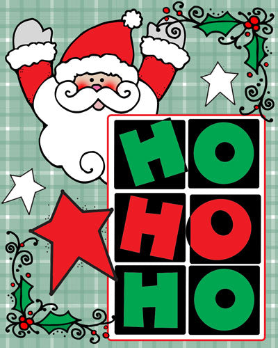 Merry Little Block Words Clip Art Download