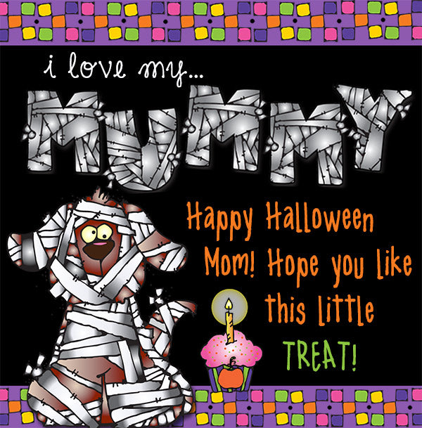 Cute mummy clip art by DJ Inkers