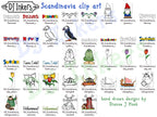 Nordic Clip Art for Scandinavia - Wonderful World Download